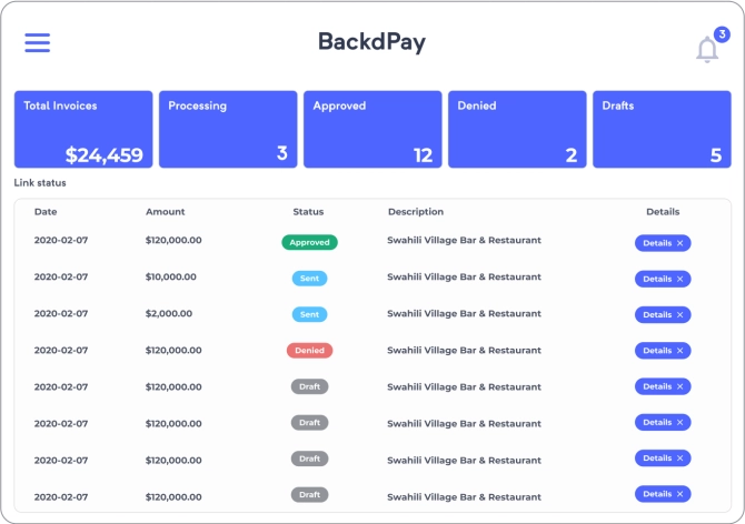 Merchant desktop portal